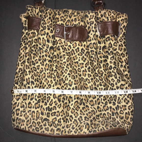 Leopard Print Satchel Bag - Picture 14 of 14
